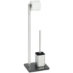 WENKO Stand WC-Garnitur Mod. Slate Rock Edelstahl