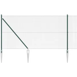 vidaXL Zaunpfosten 25 x 100 cm Grün/Stahl