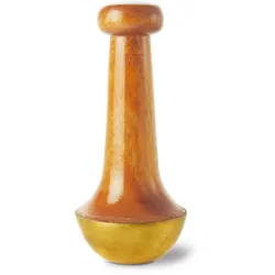 Classic Ayurveda Kaash Schale mit Handle aus Holz (glatt) Massage   