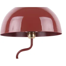 Leitmotiv Tischleuchte Twist Dunkelrot