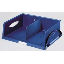 Leitz Briefablage Sorty A4 quer blau DIN A4, 1 St.