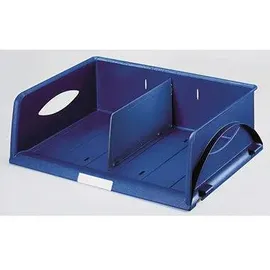 Leitz Briefablage Sorty A4 quer blau DIN A4, 1 St.