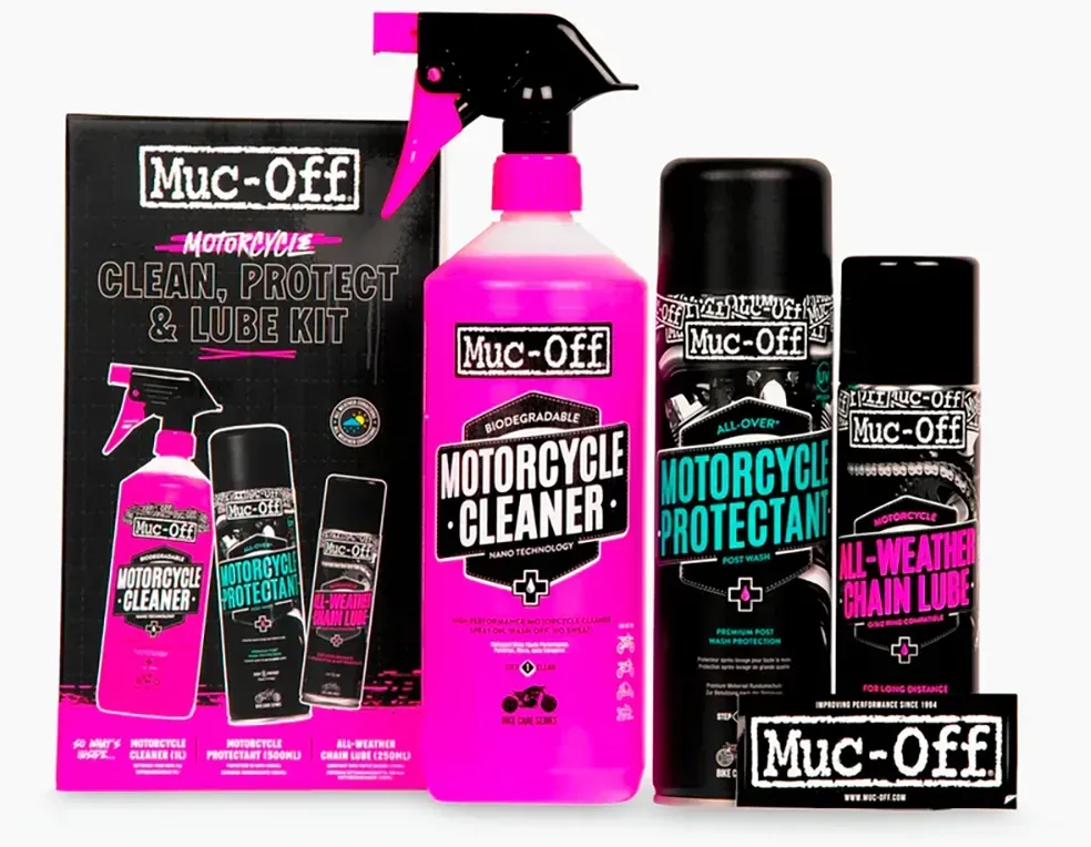 Muc Off Clean&protect&lube Kit Reinigungsmittel - Pink / Black - One Size