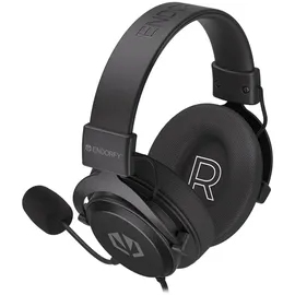 endorfy VIRO Infra, Over-Ear-Kopfhörer, Ohrpolster aus Stoff, abnehmbares Mikrofon, Schwarz, - Schwarz