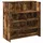vidaXL Empfangstheke Räuchereiche 100x50x103,5 cm Holzwerkstoff