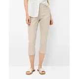 Brax Damen Caprihose Style MARY C SOFT GREIGE, hellbeige, Gr. 42L