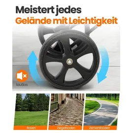 HOMECALL Einkaufswagen Geometrie-Print 55 L