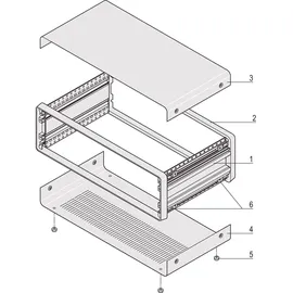 Schroff COMPAC PRO GEH.3HE 84TE 451T 14575-169 (14575169)