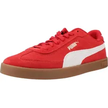 Puma Club Ii Era Suede Sneaker, Für alle Zeiten, Rot, Gold, Weiß, 42 - 42