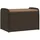 vidaXL Sitzbank mit Stauraum & Kissen Braun 80x51x52 cm Poly Rattan