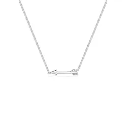 Elli Kette mit Anhänger »Halskette Amors Pfeil Liebe Filigran 925 Sterling Silber« Elli Silber 40