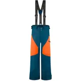 Trollkids Kinder Skihose Kongsberg, Madeira Blau/Tieforange, Größe 116 - 116