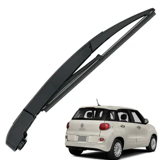 Ruolin Auto Heckscheibenwischer Schwarz, Ersatz Heckwischerarm Wischerarm Hinten + Scheibenwischer Wischer Set Ersatz für FIAT 500L 2012-2020