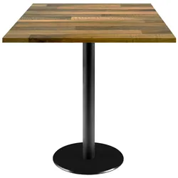 Restootab Tisch Rome 70x70cm - Modell Nussbaum lamelliert