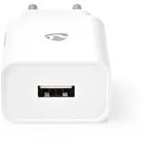 Nedis WCHAU242AWT Ladegerät für Mobilgeräte Universal Weiß AC Drinnen