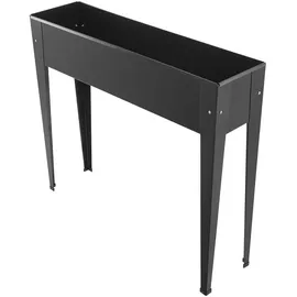 [en.casa] Lelystad Hochbeet 98 x 25 x 82 cm Grau