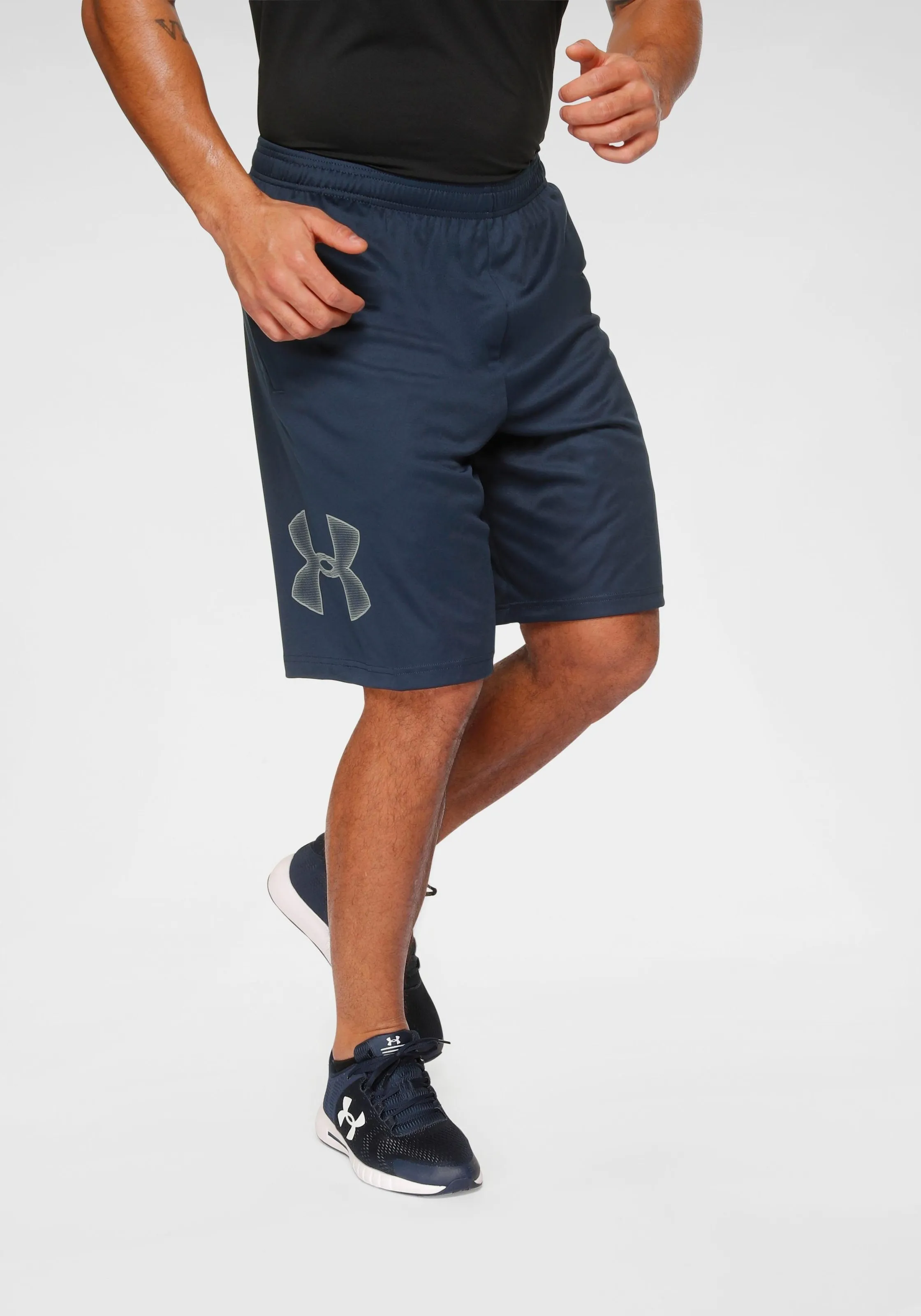 Shorts »UA TechTM Shorts mit Grafik«, Gr. XS - N-Gr, marine, , 69860932-XS N-Gr