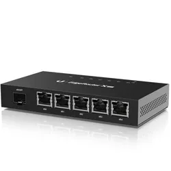 Ubiquiti EdgeRouter X SFP 6-Port Gigabit Router ER-X-SFP 5x LAN, 1x SFP In, 256 MB RAM