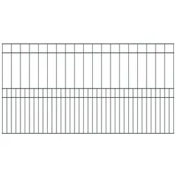 MR-Shop Doppelstabmattenzaun-Set mit verschiedenen Maschenweiten Anthrazitgrau, 20 m x 808 mm