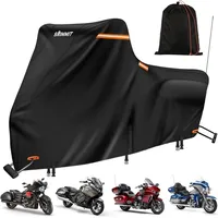 Srimmit Motorrad Plane Abdeckung Wasserdicht 420D Premium Harley Davidson