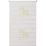 K-HOME Doppelrollo Denia 85 x 150 cm Blume/Grün
