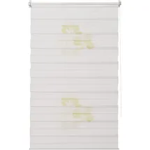 K-HOME Doppelrollo Denia 85 x 150 cm Blume/Grün