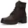 Dockers by Gerli Damen Erwachsene Schnür-Stiefeletten 57OX201 Weite normal Reißverschluss Polyurethan (PU) Dunkelbraun (380) 39 EU - 39 EU