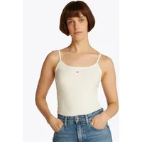 Tommy Jeans Essential Strap mit Spaghettiträgern, Weiß Ecru L