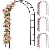 Gardebruk Rosenbogen 240 x 140 x 37 cm Schwarz