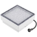 ledscom.de LED Pflasterstein Bodeneinbauleuchte GORGON für außen, IP67, eckig, 15 x 15cm, warmweiß, 12v, Outdoor, Terrasse, Gartenbeleuchtung, Bodeneinbauleuchte, Strom, Bodenlampe, Bodenleuchte