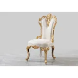 JVmoebel Esszimmerstuhl Barocker Holzstuhl mit eleganter Ästhetik (1 St), Made in Europa beige
