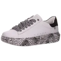 Rieker W1201-83 Damen Plateau Sneaker Weiß 40