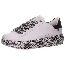 Rieker W1201-83 Damen Plateau Sneaker Weiß 40