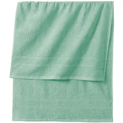 bonprix Handtuch in weicher Qualität, blau, 50x100 cm, mit Baumwolle