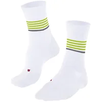 Falke Herren Laufsocken RU4 Endurance Reflect M SO Baumwolle Funktionsmaterial antiblasen 1 Paar, Weiß (White 2001), 39-41