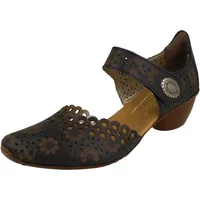 Rieker Pia Womens Open Court Shoes 40 EU Pazifik - 40 EU
