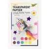 Transparentpapier farbsortiert 42 g/qm, 10 Blatt