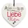 SIKORA Geschenk Herz aus weißem Steingut mit liebevollen Botschaften für jeden Anlass, Farbe/Modell:PH02 - für Katzenfreunde - du brauchst nur Liebe und eine Katze