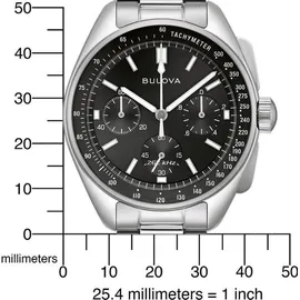 BULOVA Lunar Pilot 96K111 Edelstahl 45,0 mm 96K111