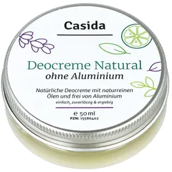 Deo Creme ohne Aluminium natural