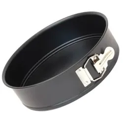 DE BUYER Moule manque 24 cm rond anti adherent démontable Gris Rond Acier