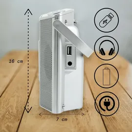 Soundmaster RCD1770SI Radio mit CD-Player digital DAB+ USB MP3 Kopfhöreranschluss Uhr