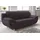 TRENDMANUFAKTUR 3-Sitzer TRENDMANUFAKTUR "Rondo II zeitlos und bequem", braun (rosybraun), B:207cm H:85cm T:94cm, Struktur ( 100% Polyester), Sofas, wahlweise mit komfortablem Federkern, mit extra breiten Armlehnen
