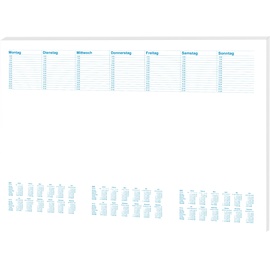 RNK Verlag 46617 Schreibunterlage Jahresplan Weiß (B x H) 600mm x 420mm