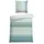 SCHIESSER Endy Stripes Gestreift Grün 155 x 220 cm + 80 x 80 cm