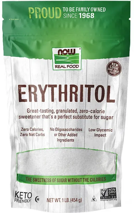 Now Foods Erythritol - Erythrit Natürliches Süßungsmittel (454 g)