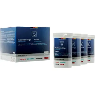Bosch Siemens 00312518 Maschinenreiniger Vorteilspack: 4x Waschmaschinenreiniger Nachfolgeprodukt von 00311928