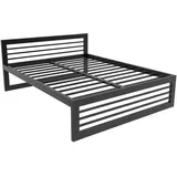 MetaloPro Metallbett Ryka 120x200 cm – Extreme Stabilität Bis 1000 KG