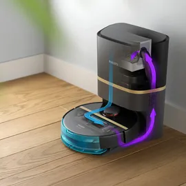 Philips HomeRun 7000 Series Aqua XU7100/01 Tiefschwarz/Gold mit Absaugstation