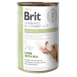 BRIT Veterinary Diet Diabetes Lamb, Pea Nassfutter für Hunde 400g